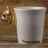 Bulldog Head Popping Out Coffee Mug