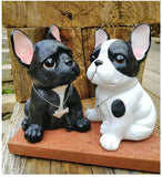 Cute Small French Bulldog Big Head Figurine