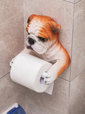 English Bulldog Arms Toilet Paper Holder