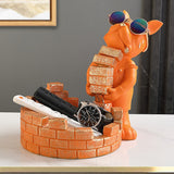 French Bulldog Bricks Builder Sculpture Figurine