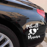 Pitbull Mama Heart Arrow Sticker