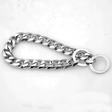 Cuban Chain Link Style 19mm Wide Dog Collar