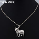 3D French Bulldog Pendant Necklace