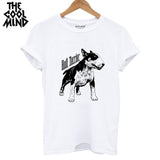 Bull Terrier Black White Dog Women's T-Shirt