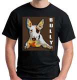 Bull Terrier Water Coloring Bully Men's T-Shirt