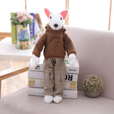 Street Clothes Funny Bull Terrier Plush Stuffed Dogs