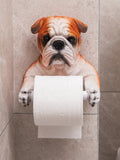 English Bulldog Arms Toilet Paper Holder