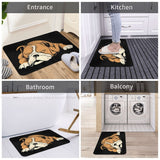 English Bulldog Sleeping Non-Slip Carpet Doormat