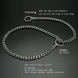 Thin Link Chain Dog Collar