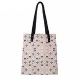 Cute French Bulldog Pattern Pink Shoulder Bag