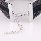 ﻿Love Pit Bull Paw Charm Rope Chain Bracelet