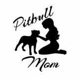 Pitbull Mom Sticker