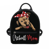 Pitbull Mom Mini Backpack