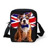 English Bulldog UK Flag Mini Backpack Shoulder Bag