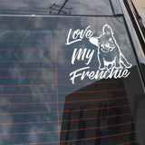 Love My Frenchie Sticker