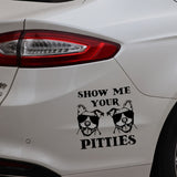 Show Me Your Pitties Pitbull Decal Sticker