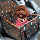Paw Bone Dog Car Booster Seat