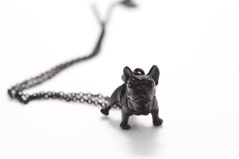 Dominant Stance French Bulldog 3D Necklace