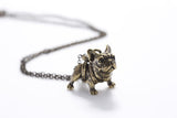Dominant Stance French Bulldog 3D Necklace