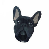 Black Abstract Colored French Bulldog Sticker