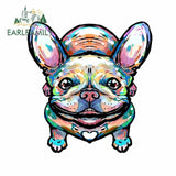 Colorful French Bulldog Wet Paint Style Sticker