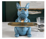 French Bulldog Sculpture Table Decoration Accessory Holder Figurine
