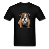 Brown French Bulldog Puppy Watercolor Men's T-Shirt