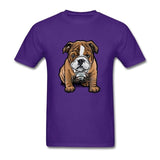 Brown French Bulldog Puppy Watercolor Men's T-Shirt