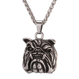 Angry English Bulldog 3D Necklace