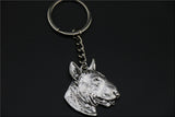 Realistic 3D Bull Terrier Head Necklace