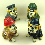 English Bulldog Uniform Ornament Figurine Decoration