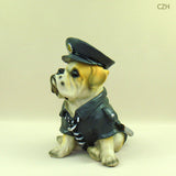 English Bulldog Uniform Ornament Figurine Decoration