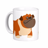 Big Nice Bulldog Cartoon Coffee Mug