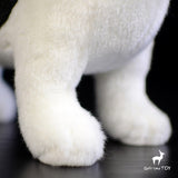 Black White French Bulldog Normal Stance Soft Plush Stuffed Animal