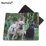 Three French Bulldogs Hanging Mouse Pad