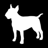 Simple Bull Terrier Silhouette Side Angle Sticker (5" x 4.8")