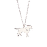 Heart Cut Out Full Bull Terrier Necklace