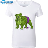 Bull Terrier French English Bulldog Marvel Character Women's T-Shirt