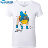 Bull Terrier French English Bulldog Marvel Character Women's T-Shirt