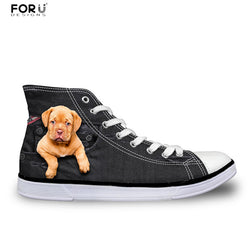 Pit Bull Puppy Chuck Taylor Style Shoes
