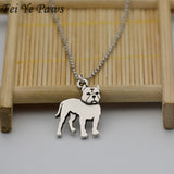 Vintage Pit Bull Terrier Detailed Necklace