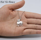 Vintage Pit Bull Terrier Detailed Necklace