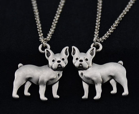 Buy French Bulldog Mystic Necklace Frenchie Jewelry Dog Animal Silver Gold  Online in India - Etsy