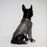 Detailed Boston Terrier Dressed Up Tuxedo Figurine Statue