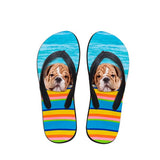 French Bulldog Pool Side Flip Flop Sandals