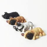 Sleeping French Bulldog Small Figurine Decoration