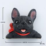 Happy Cute French Bulldog Fridge Magnet