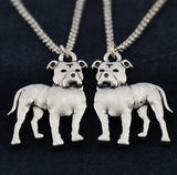 3D Pit Bull Pendant Necklace