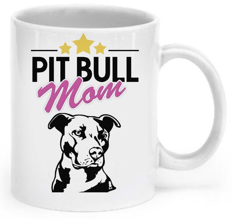 Pit Bull Mom Star Coffee Mug