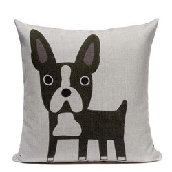 Squared Boston Terrier Pillowcase